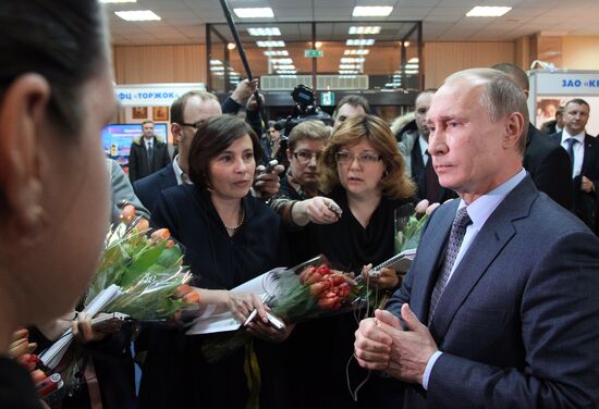 Vladimir Putin visits Northwestern Federal District