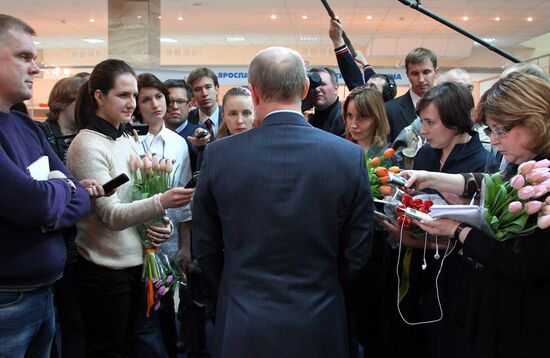 Vladimir Putin visits Northwestern Federal District