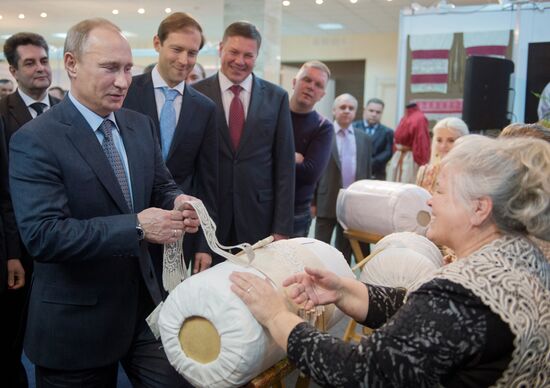 Vladimir Putin visits Northwestern Federal District