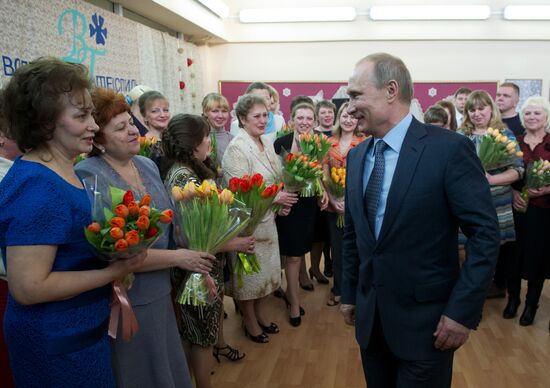 Vladimir Putin visits Northwestern Federal District