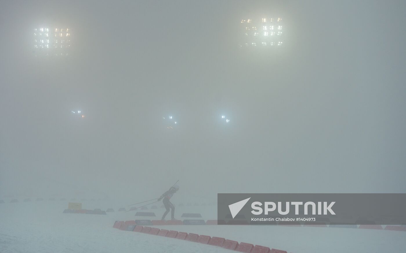 Biathlon. 8th stage of World Cup. Women's Sprint