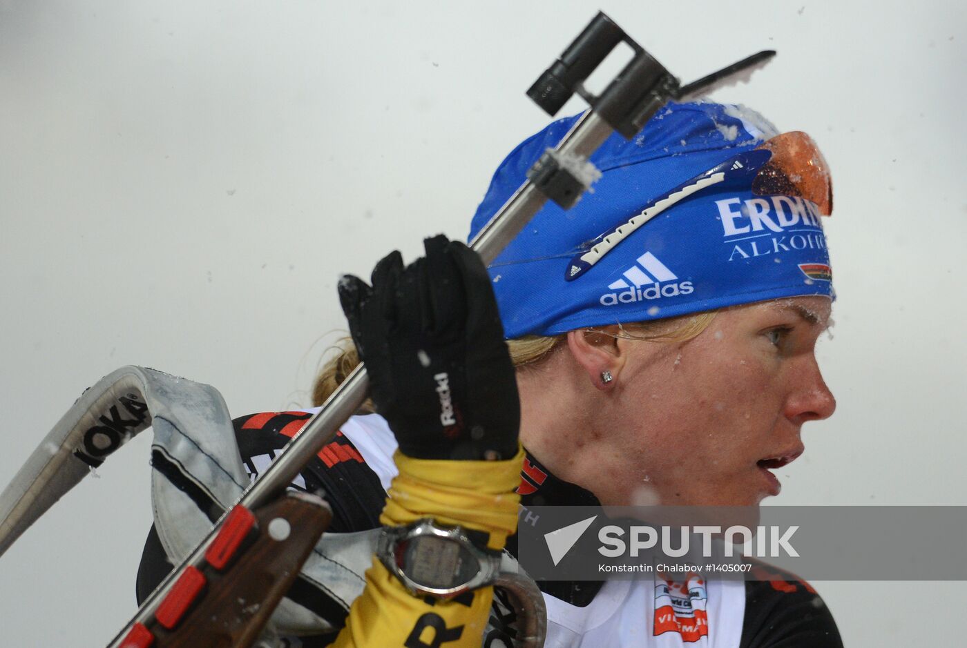 Biathlon. 8th stage of World Cup. Women's Sprint