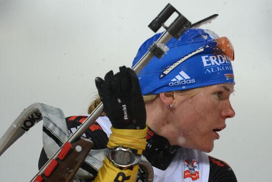 Biathlon. 8th stage of World Cup. Women's Sprint