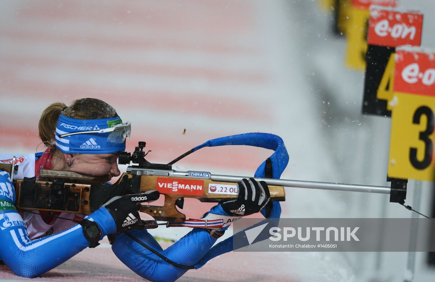 Biathlon. 8th stage of World Cup. Women's Sprint