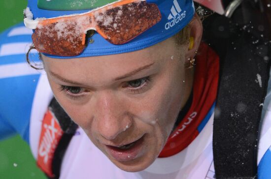 Biathlon. 8th stage of World Cup. Women's Sprint