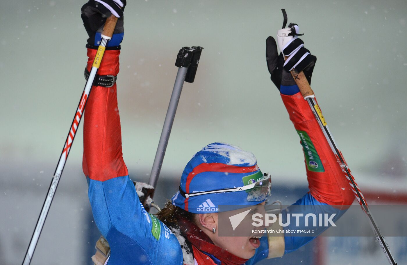 Biathlon. 8th stage of World Cup. Women's Sprint