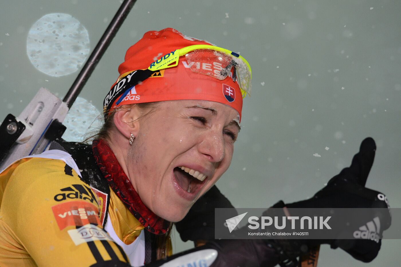 Biathlon. 8th stage of World Cup. Women's Sprint