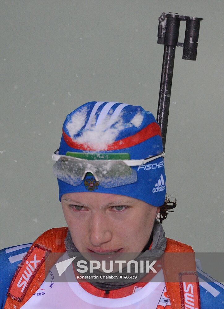 Biathlon. 8th stage of World Cup. Women's Sprint