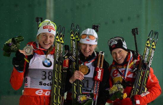 Biathlon. 8th stage of World Cup. Women's Sprint