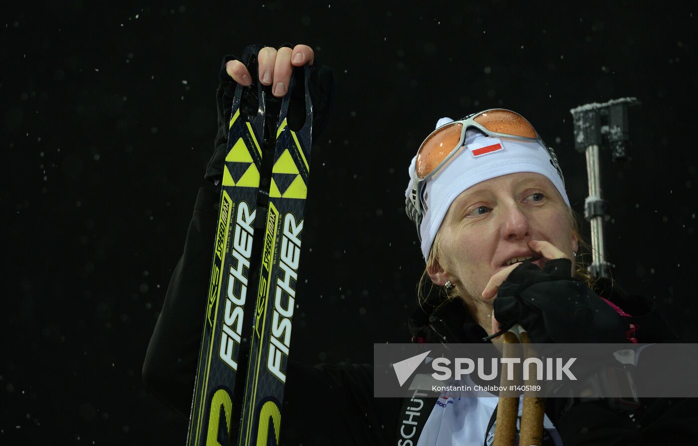 Biathlon. 8th stage of World Cup. Women's Sprint