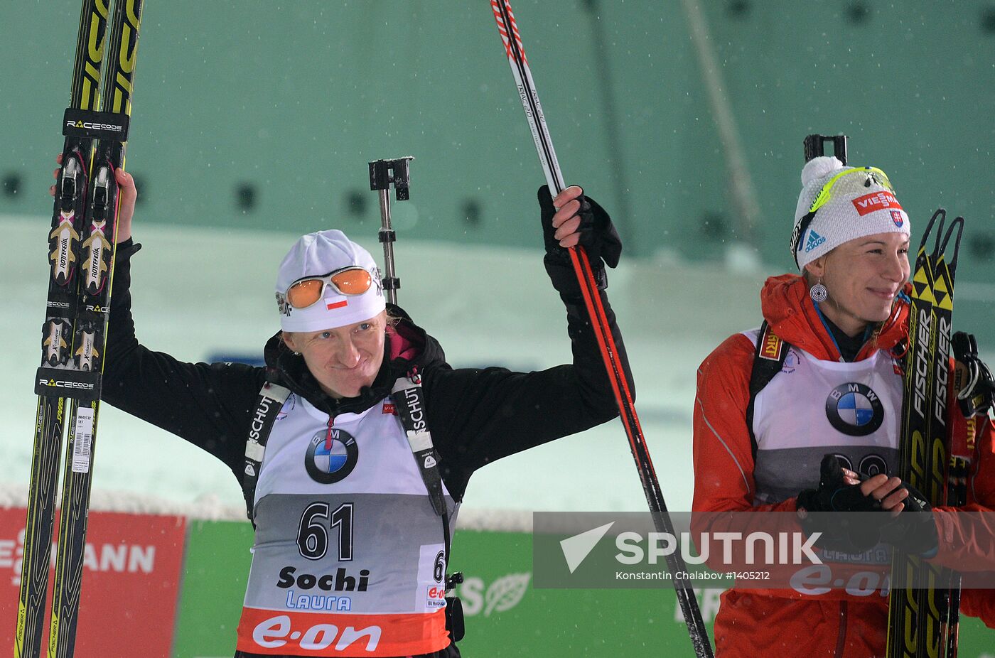 Biathlon. 8th stage of World Cup. Women's Sprint