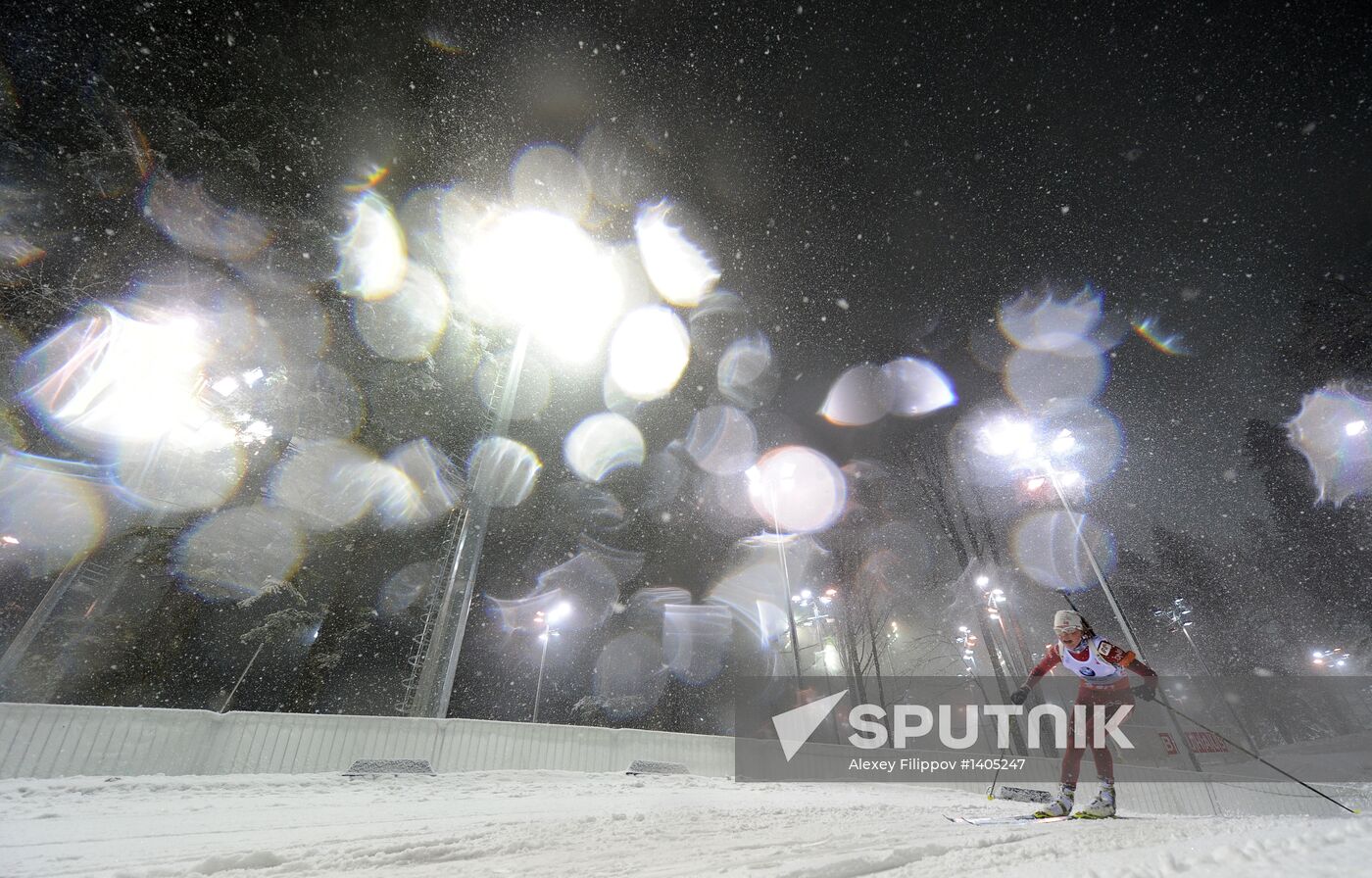 Biathlon. 8th stage of World Cup. Women's Sprint