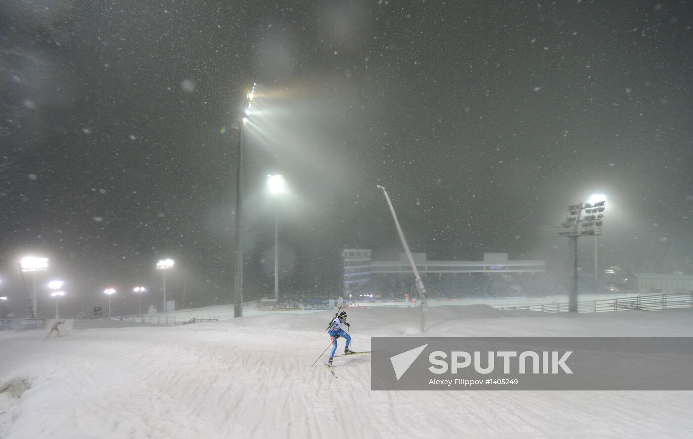 Biathlon. 8th stage of World Cup. Women's Sprint