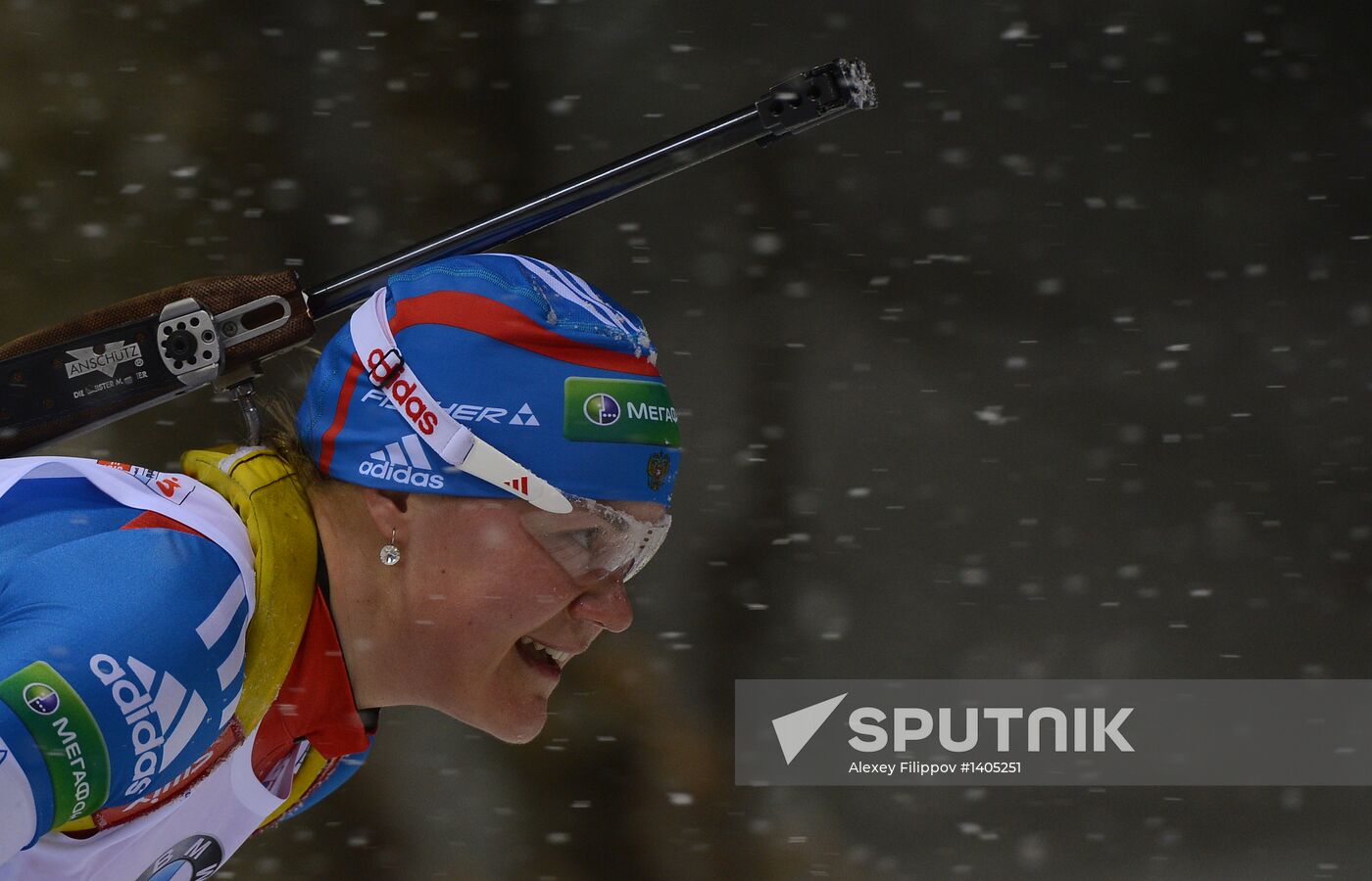 Biathlon. 8th stage of World Cup. Women's Sprint