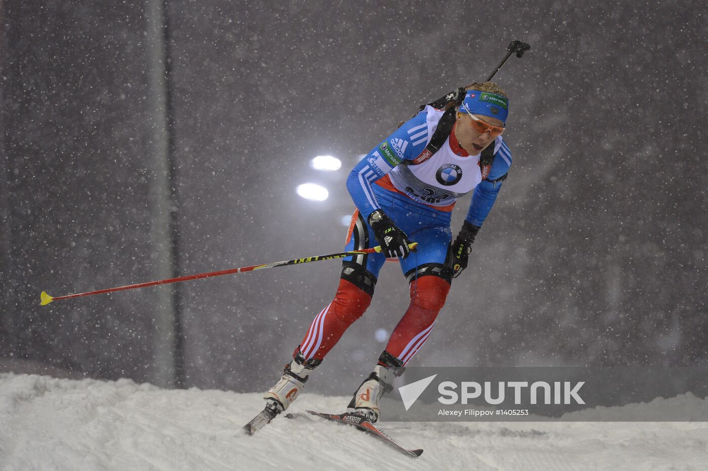 Biathlon. 8th stage of World Cup. Women's Sprint