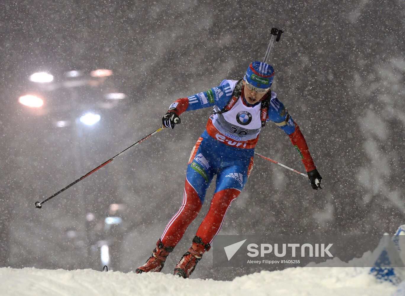 Biathlon. 8th stage of World Cup. Women's Sprint