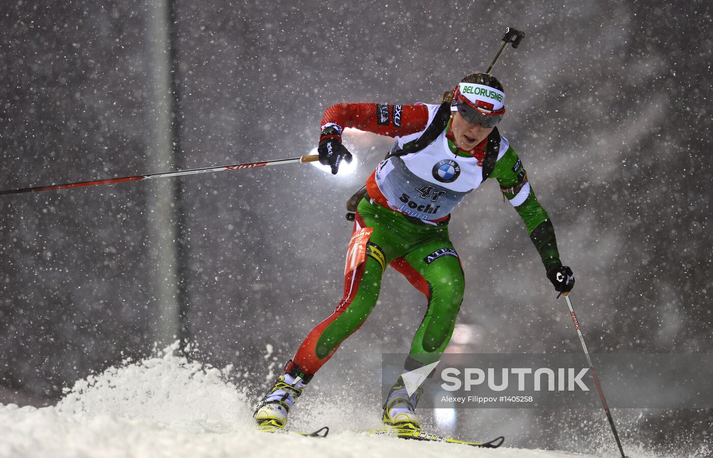 Biathlon. 8th stage of World Cup. Women's Sprint