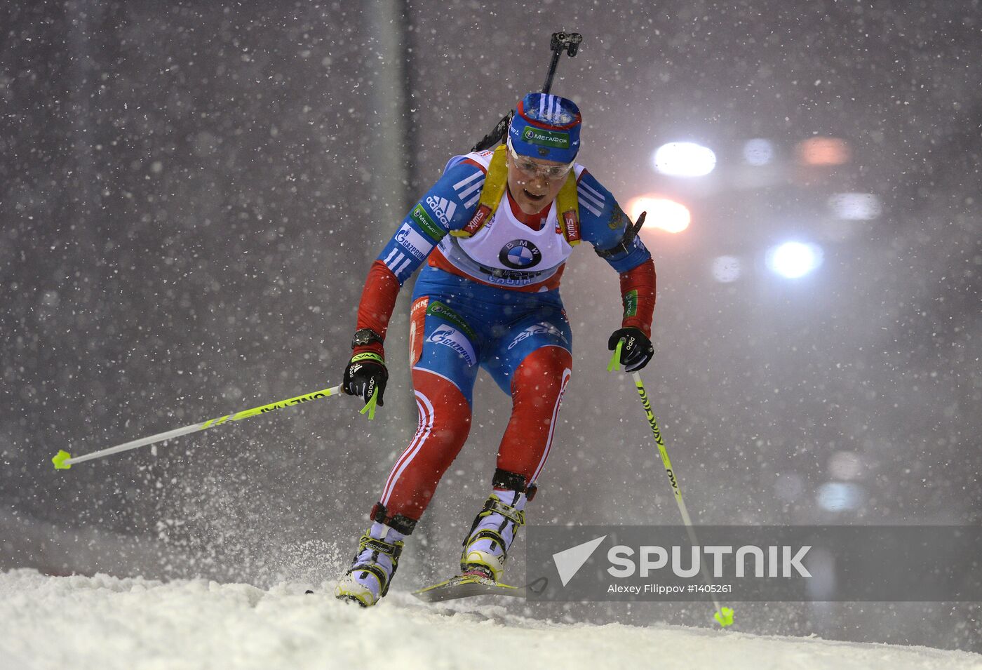 Biathlon. 8th stage of World Cup. Women's Sprint