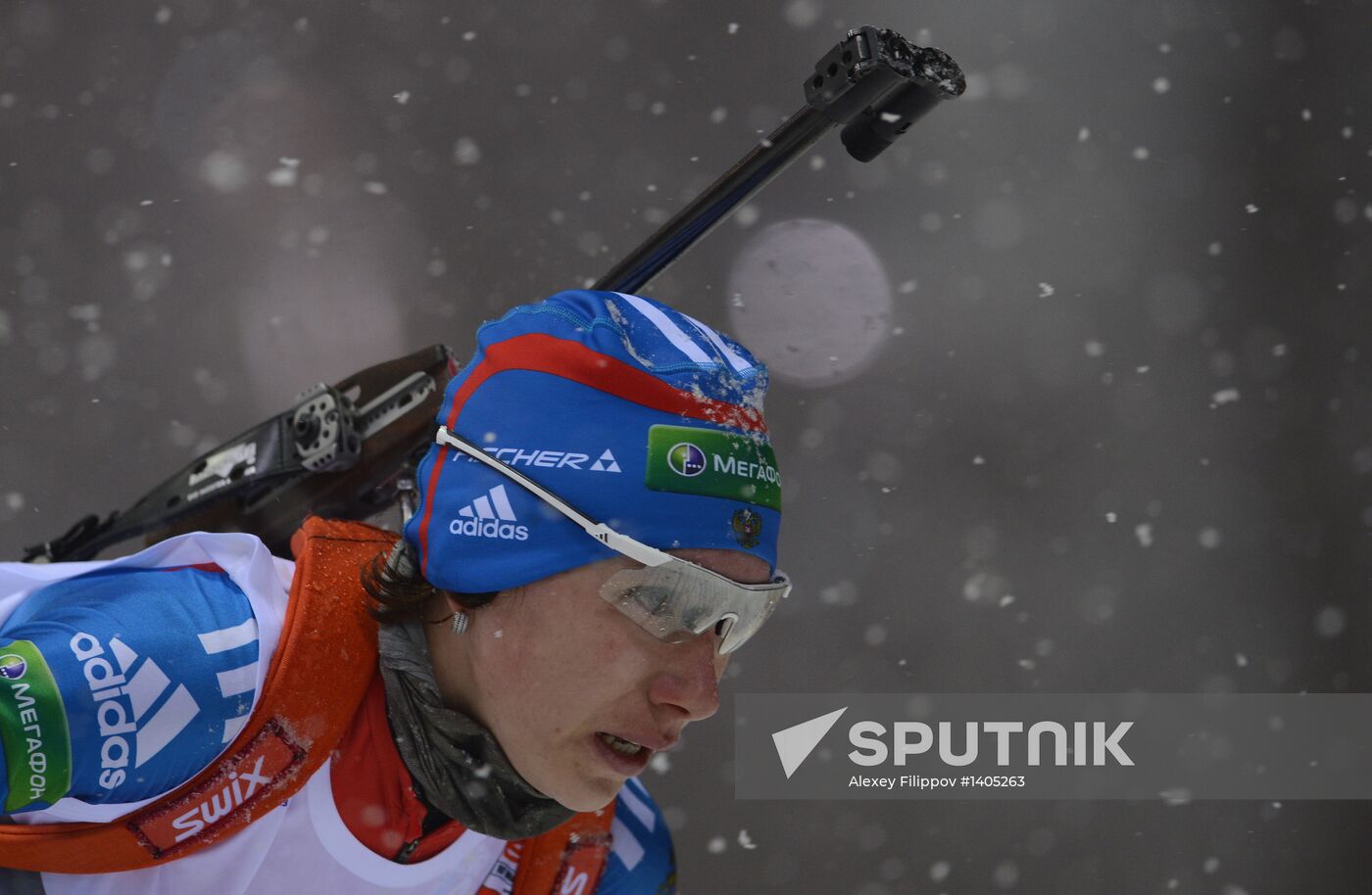 Biathlon. 8th stage of World Cup. Women's Sprint