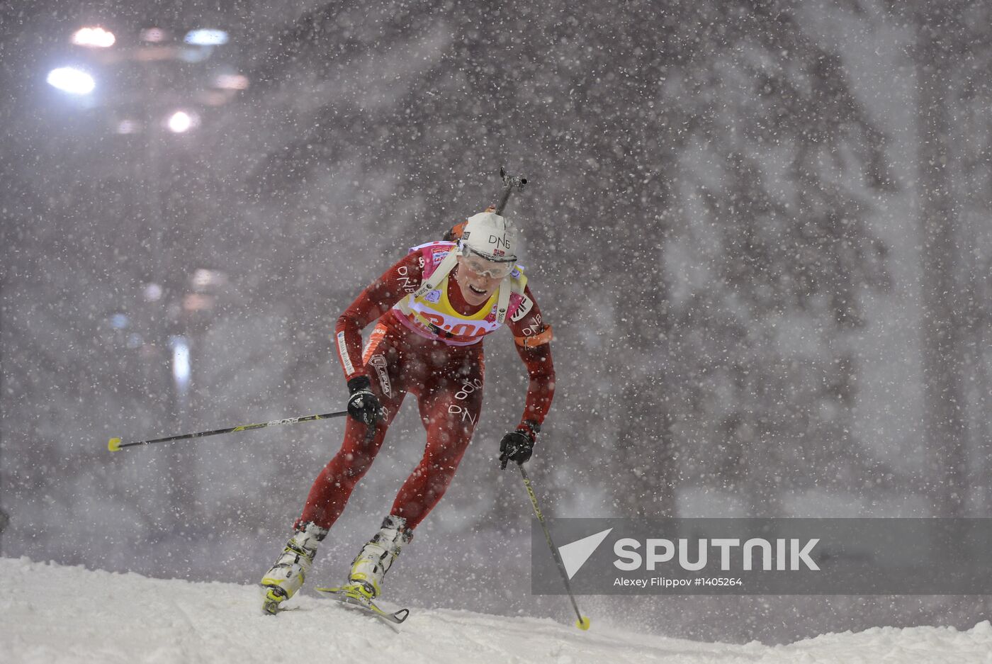 Biathlon. 8th stage of World Cup. Women's Sprint