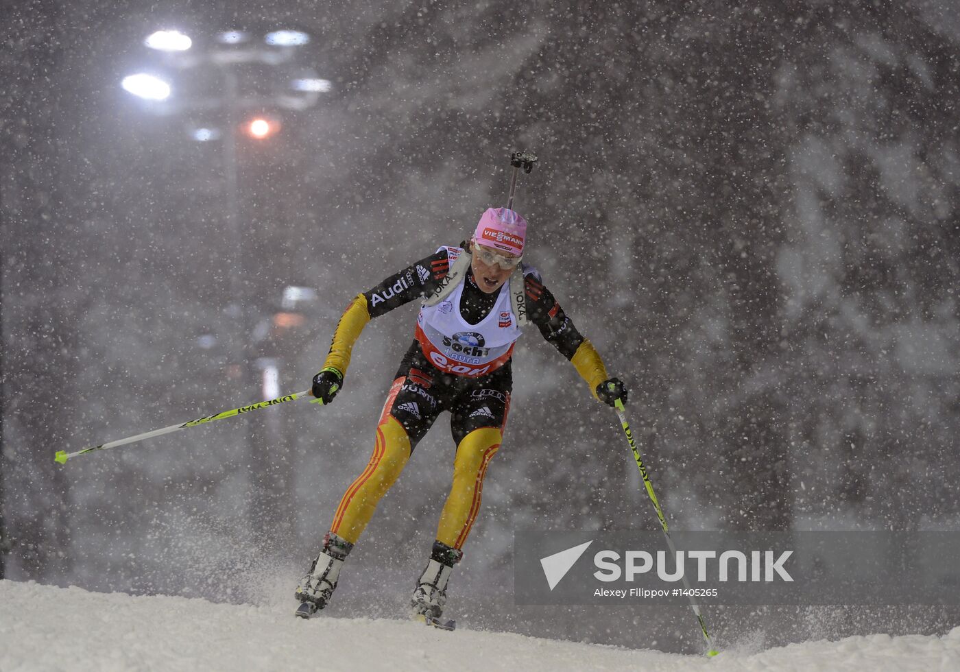 Biathlon. 8th stage of World Cup. Women's Sprint