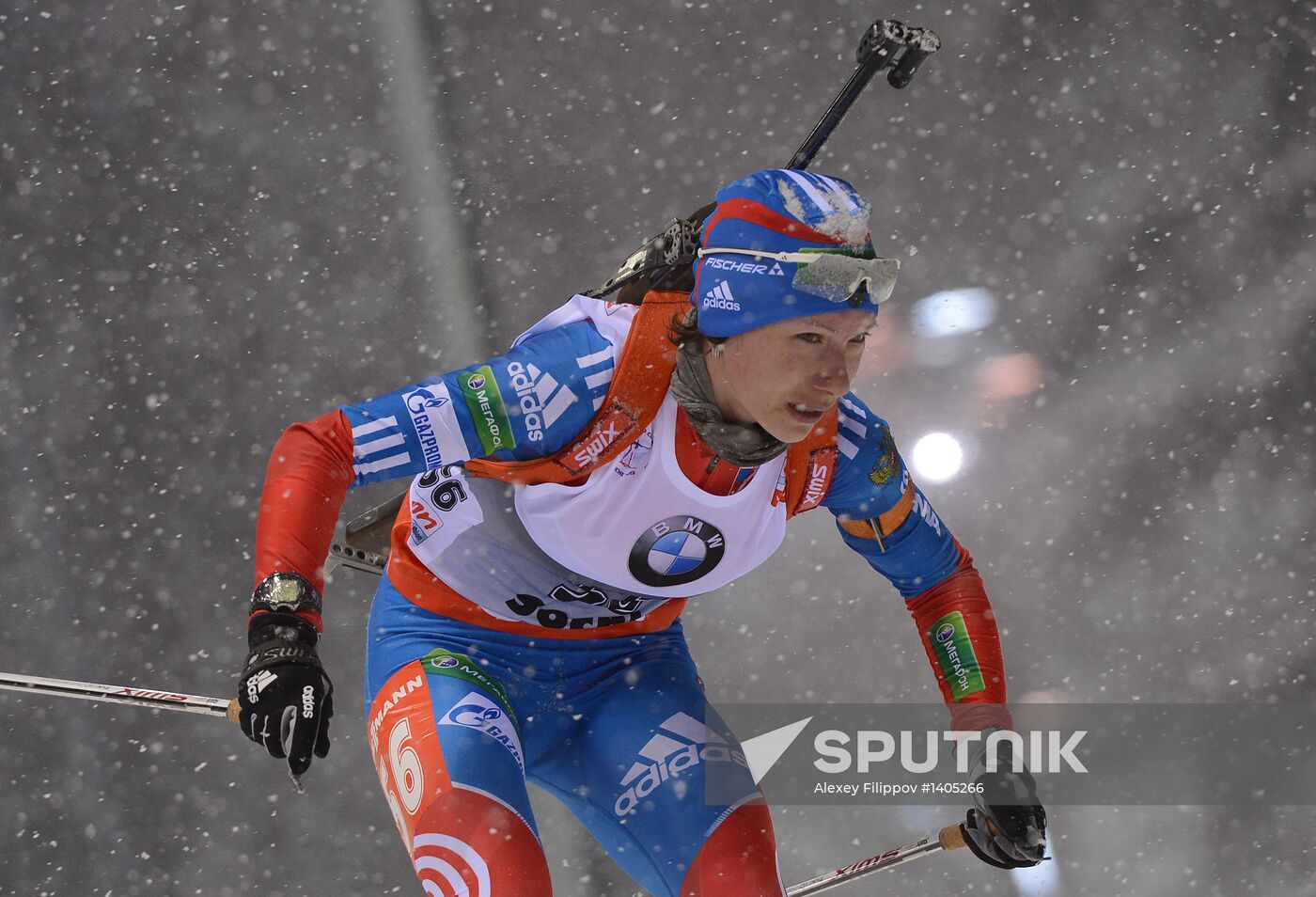 Biathlon. 8th stage of World Cup. Women's Sprint