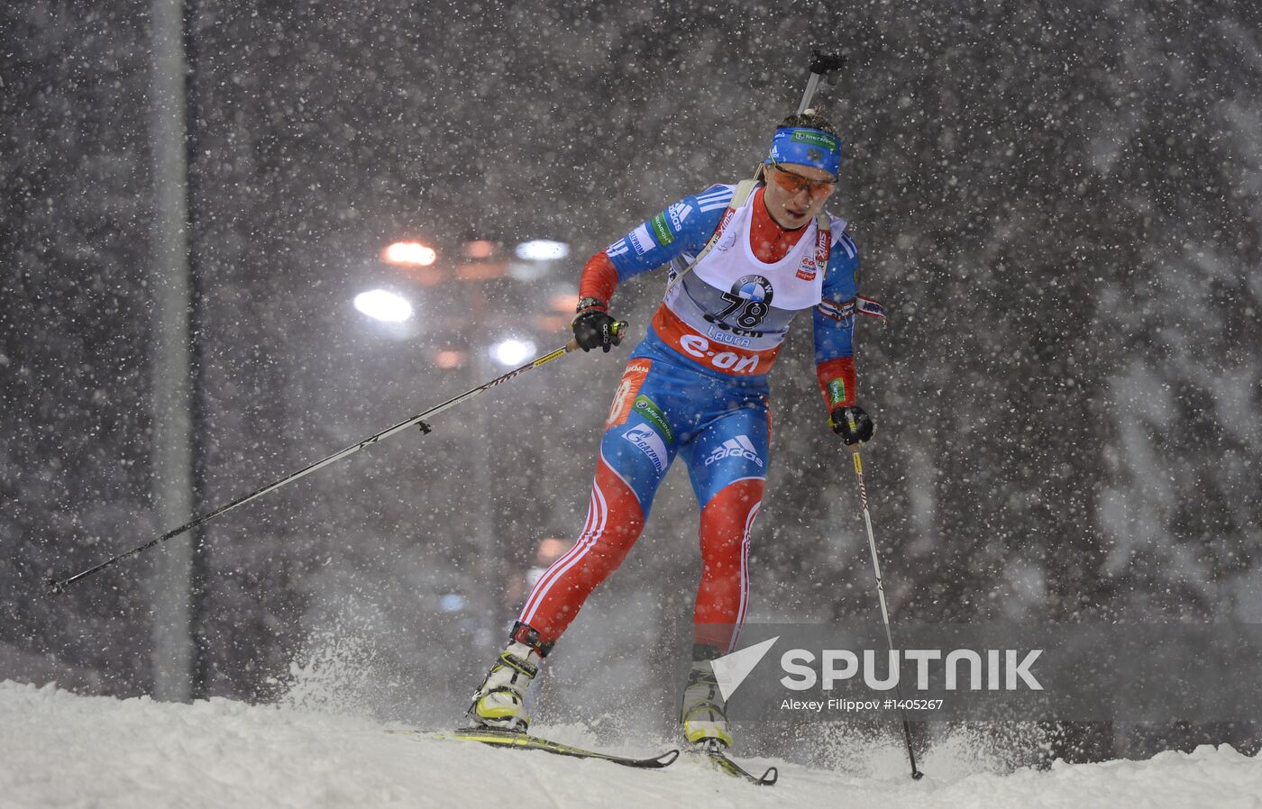 Biathlon. 8th stage of World Cup. Women's Sprint