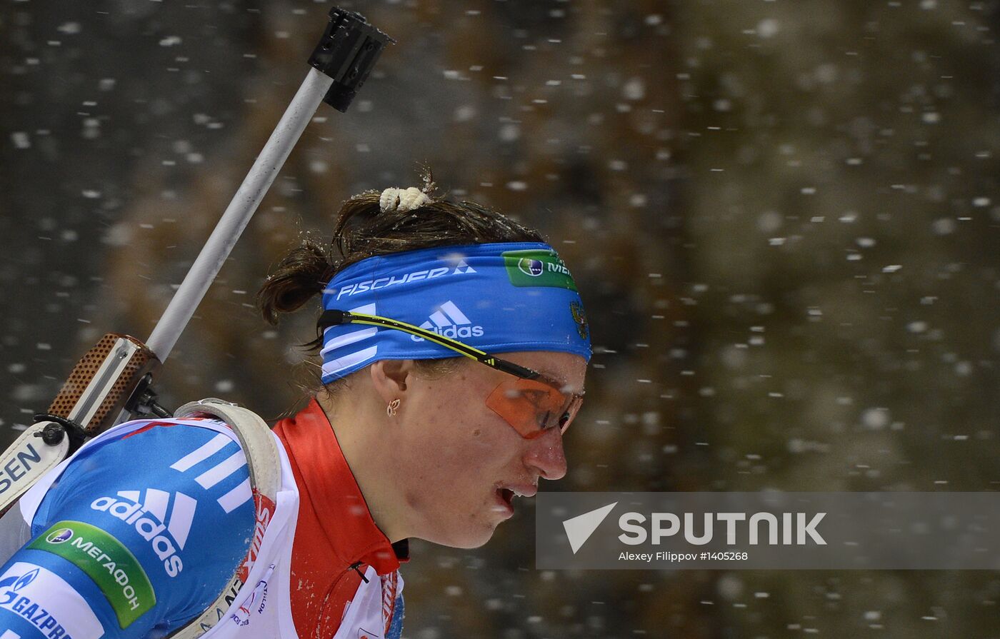 Biathlon. 8th stage of World Cup. Women's Sprint