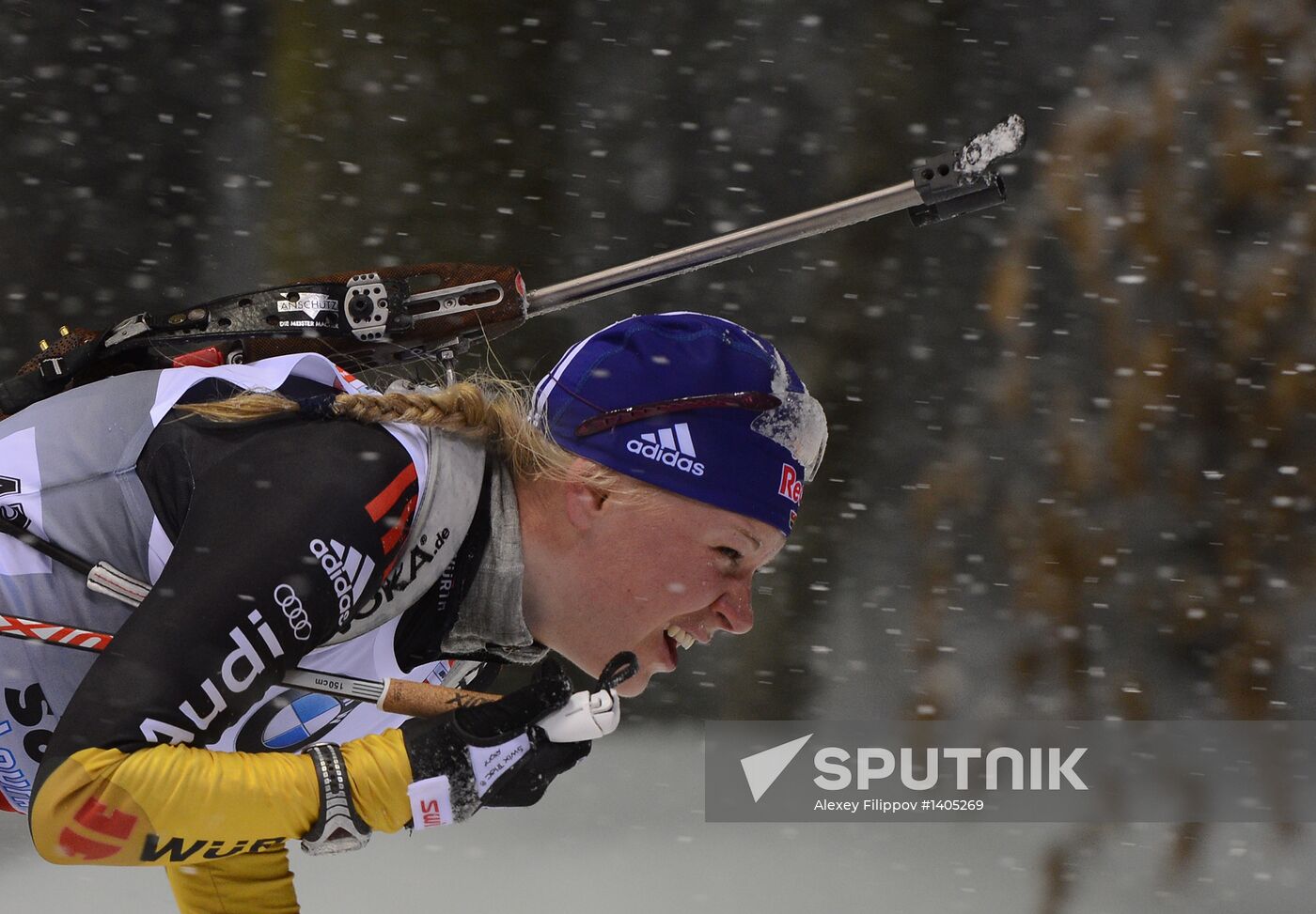 Biathlon. 8th stage of World Cup. Women's Sprint