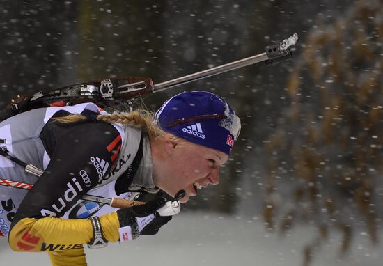 Biathlon. 8th stage of World Cup. Women's Sprint