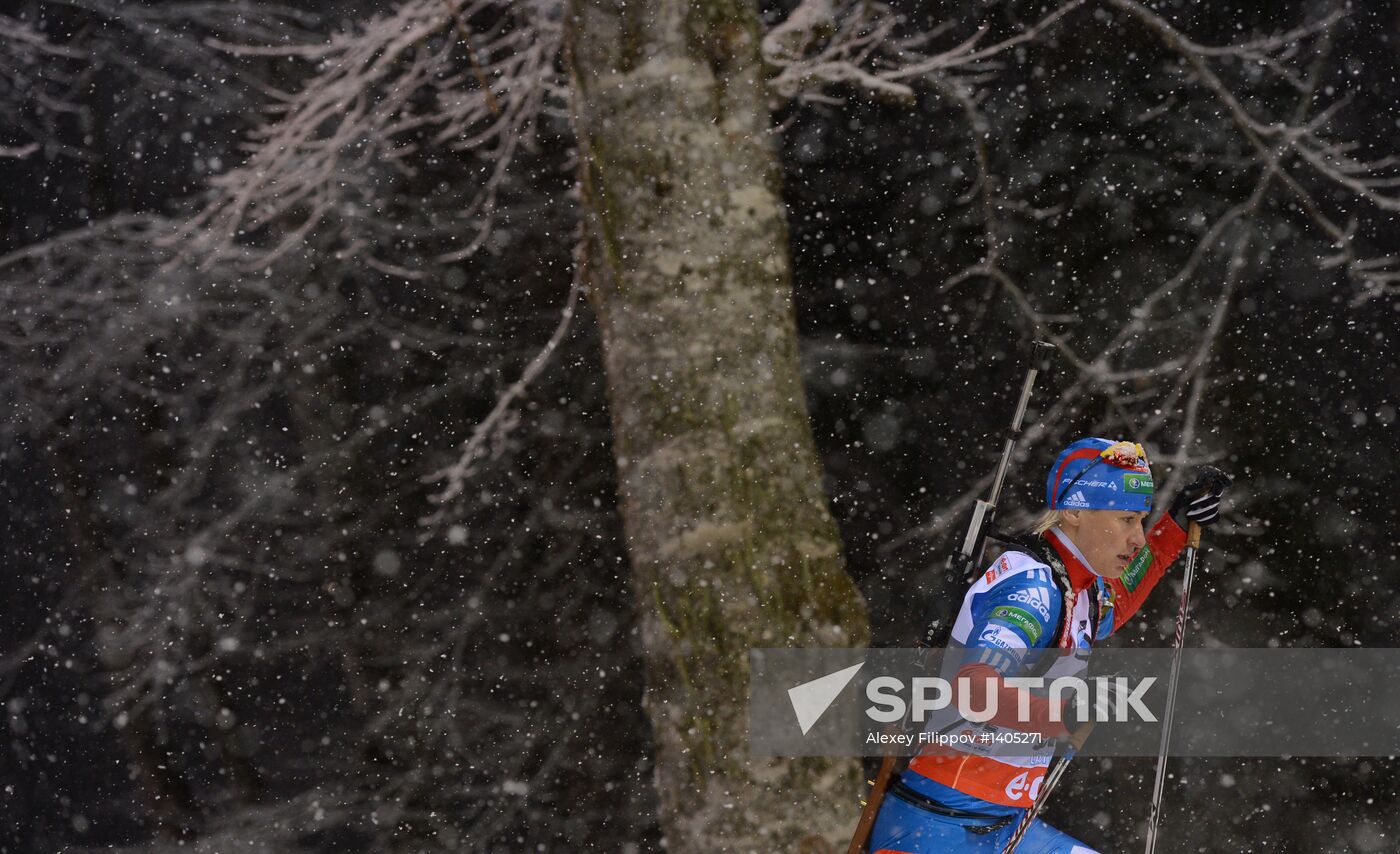 Biathlon. 8th stage of World Cup. Women's Sprint