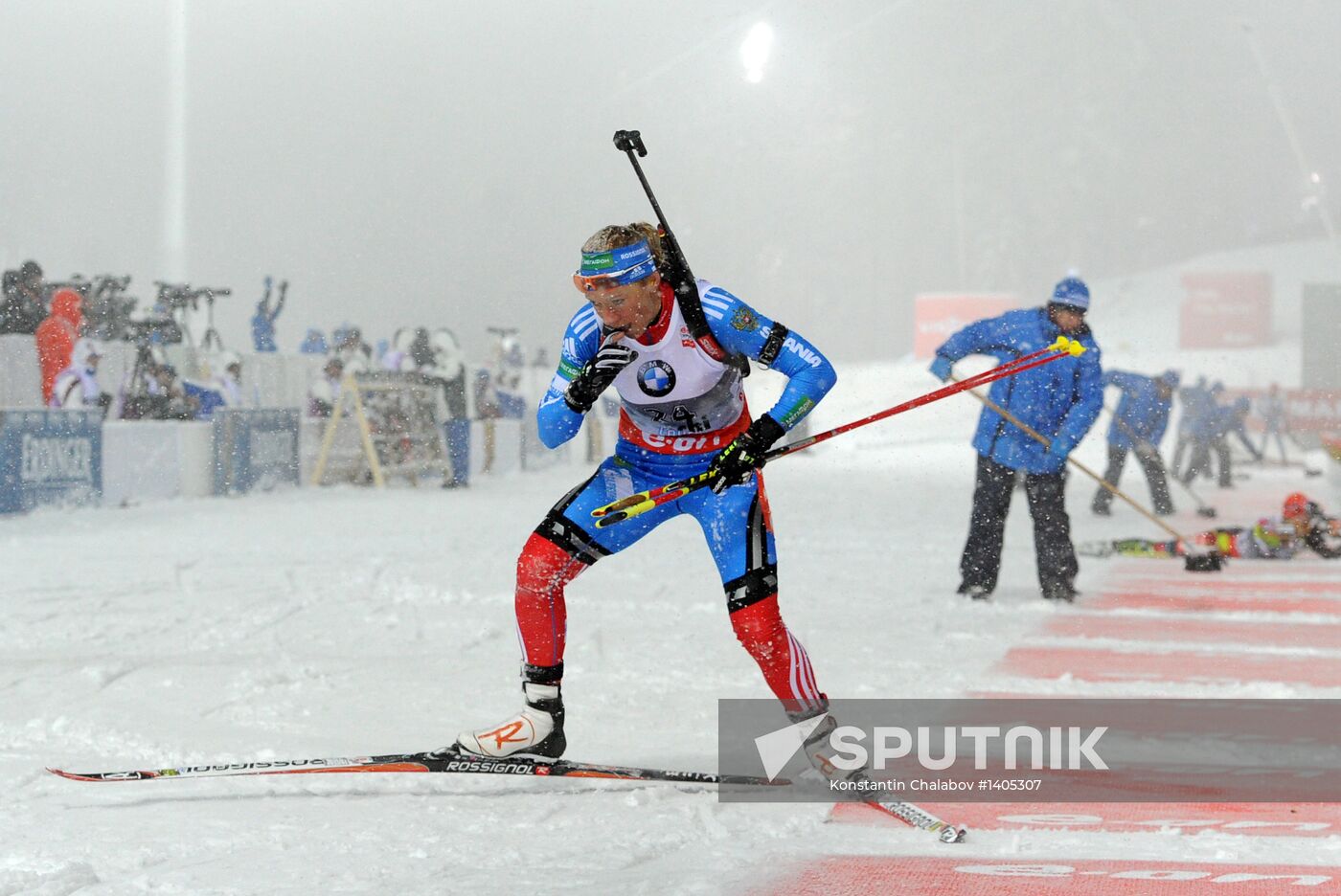 Biathlon. 8th stage of World Cup. Women's Sprint