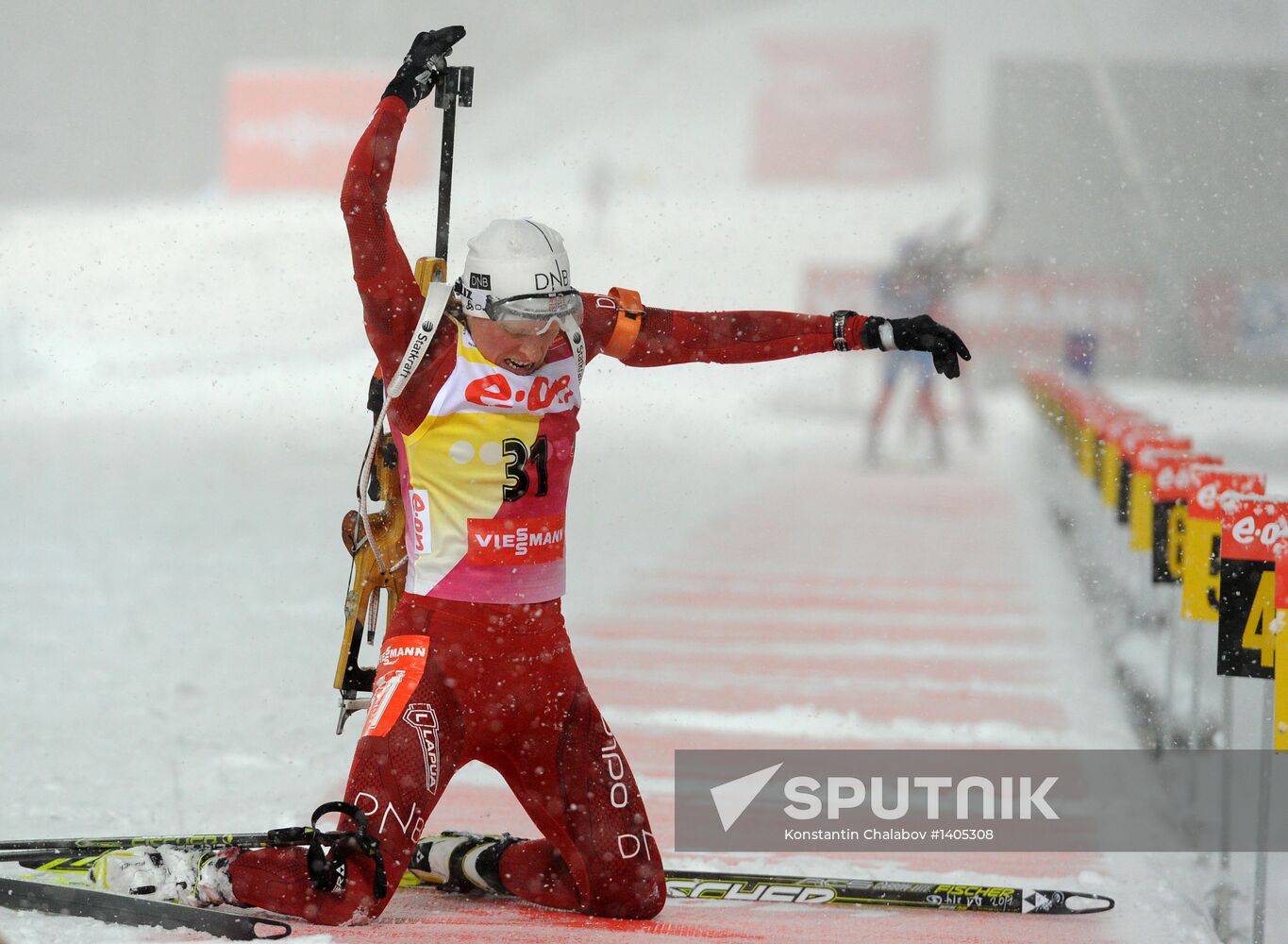 Biathlon. 8th stage of World Cup. Women's Sprint