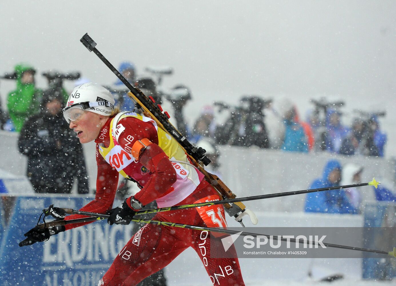 Biathlon. 8th stage of World Cup. Women's Sprint