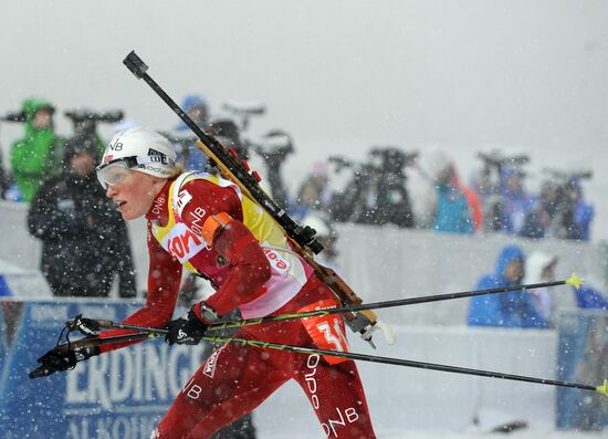 Biathlon. 8th stage of World Cup. Women's Sprint