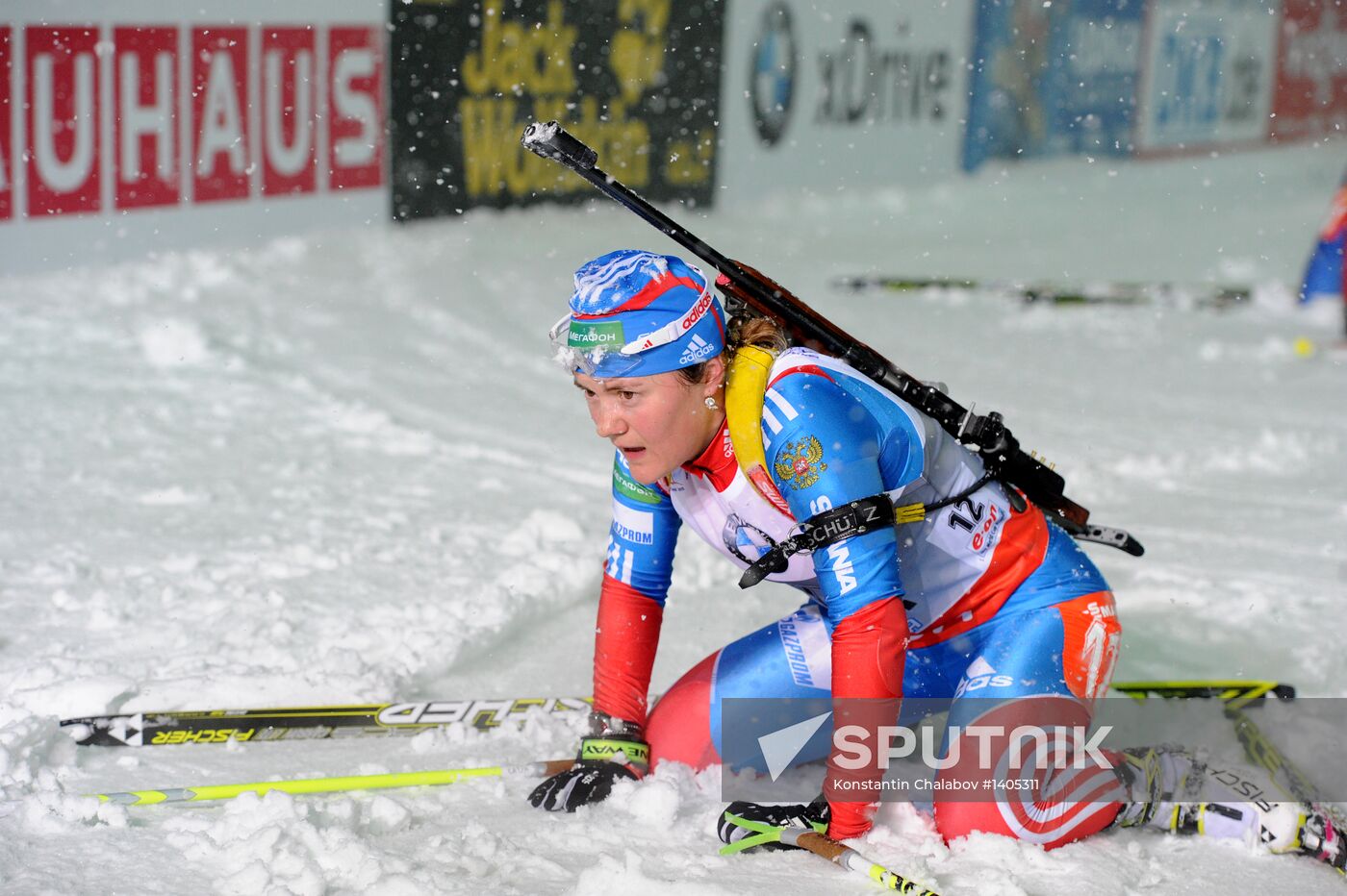 Biathlon. 8th stage of World Cup. Women's Sprint