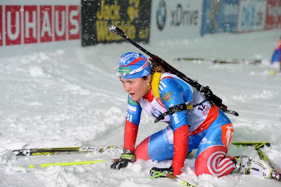 Biathlon. 8th stage of World Cup. Women's Sprint