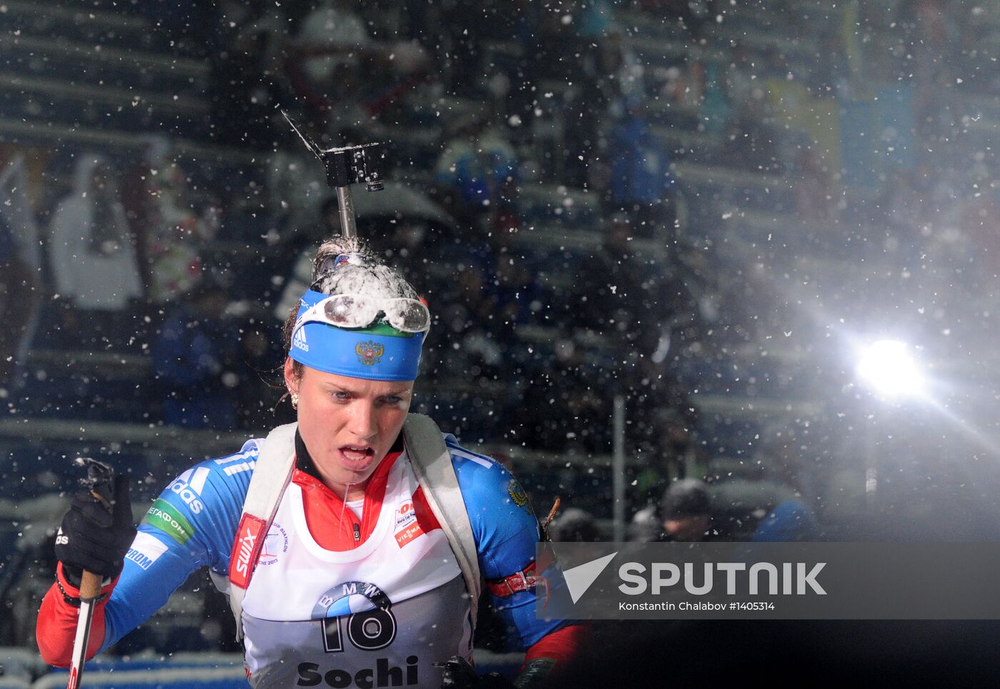 Biathlon. 8th stage of World Cup. Women's Sprint