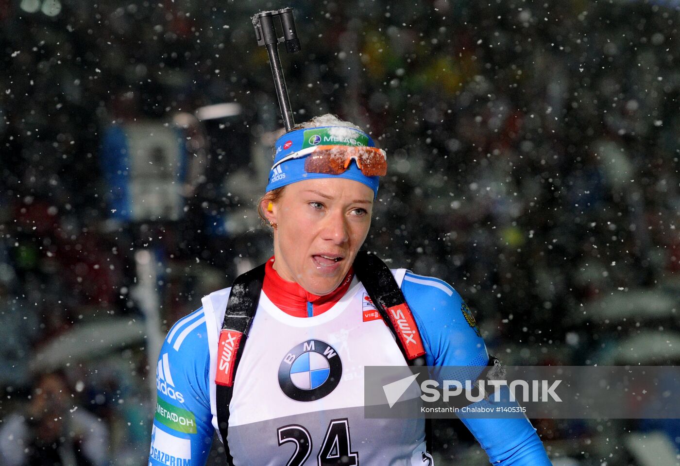 Biathlon. 8th stage of World Cup. Women's Sprint