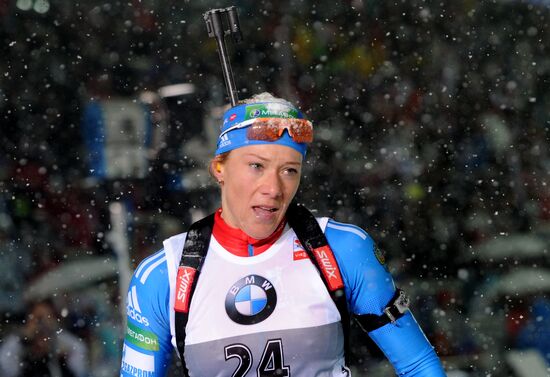 Biathlon. 8th stage of World Cup. Women's Sprint