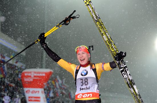 Biathlon. 8th stage of World Cup. Women's Sprint