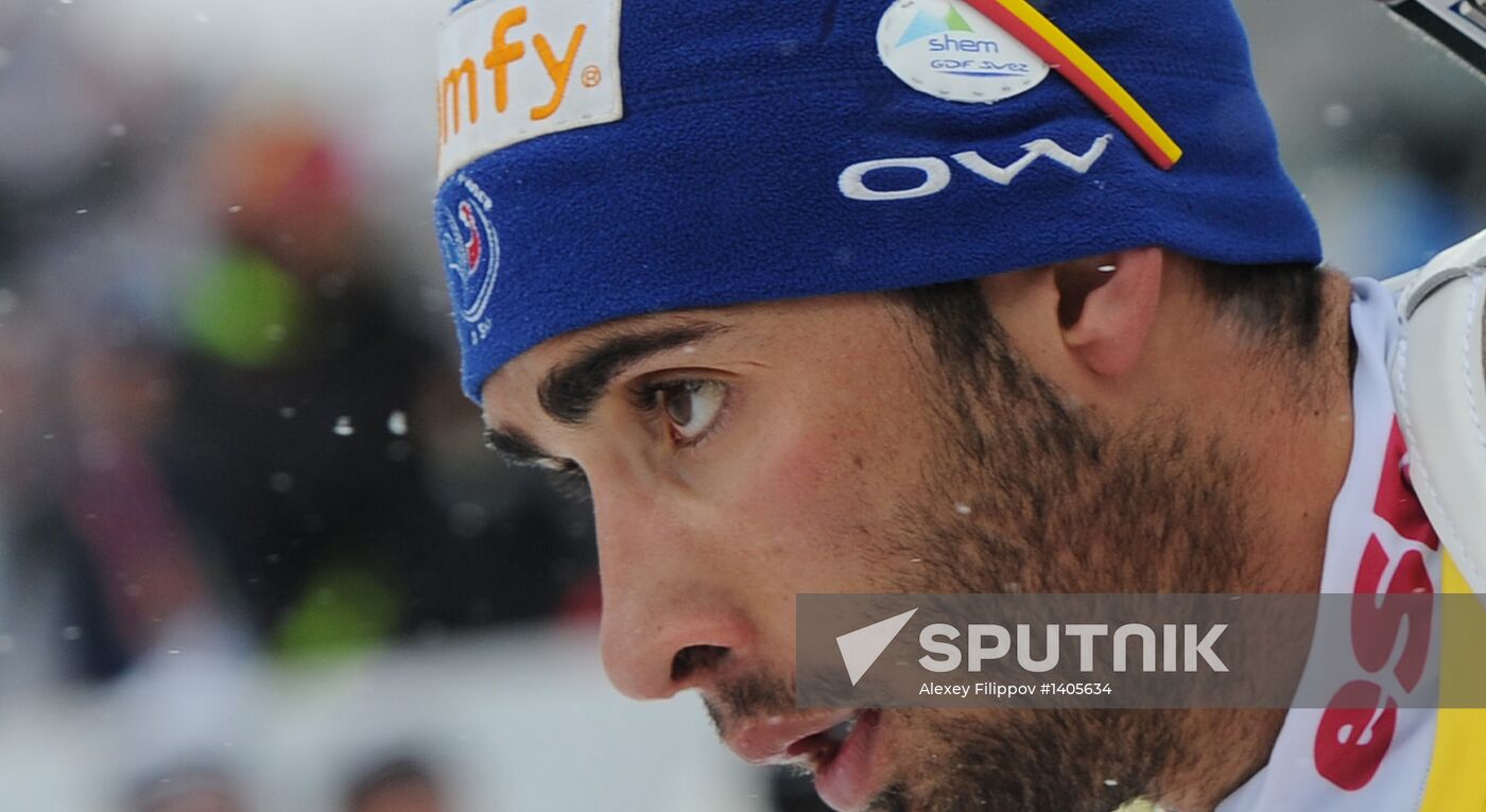 Biathlete Martin Fourcade