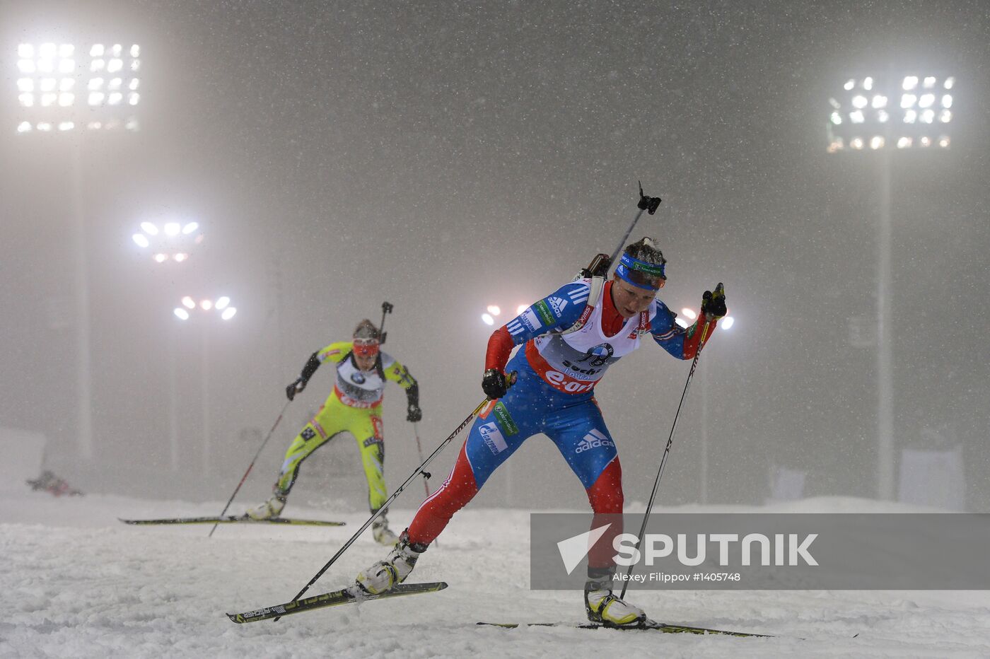 Biathlon. 8th stage of World Cup. Women's Sprint