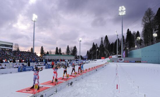 Biathlon World Cup – World Cup 8. Women's relay