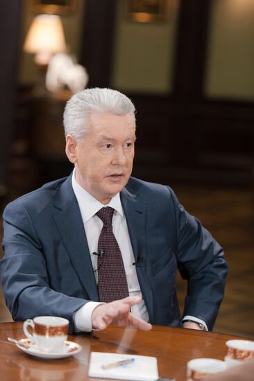 S.Sobyanin gives interview to newspaper Vedomosti