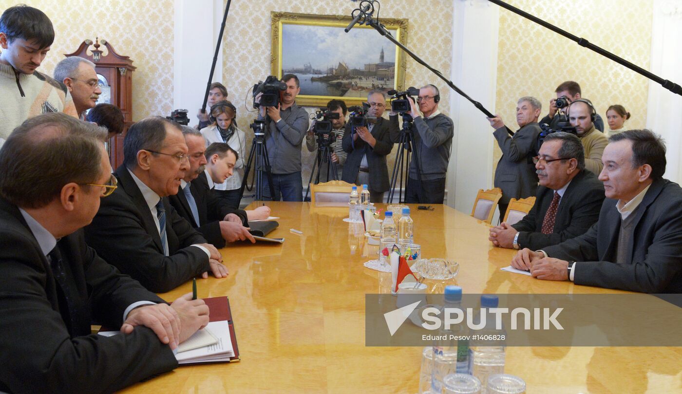 S.Lavrov meets with H.Manaa