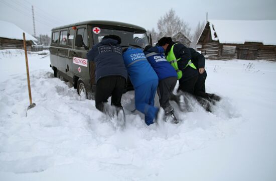 Air ambulance in Arkhangelsk region