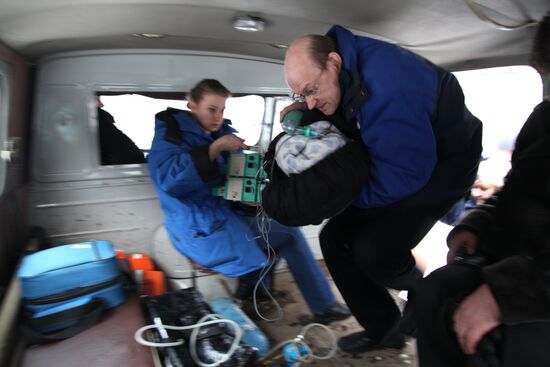 Air ambulance in Arkhangelsk region
