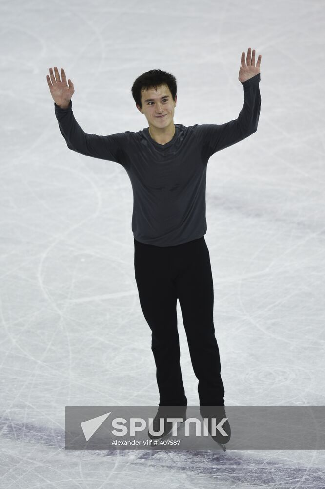 World Figure Skating Championships. Training sessions