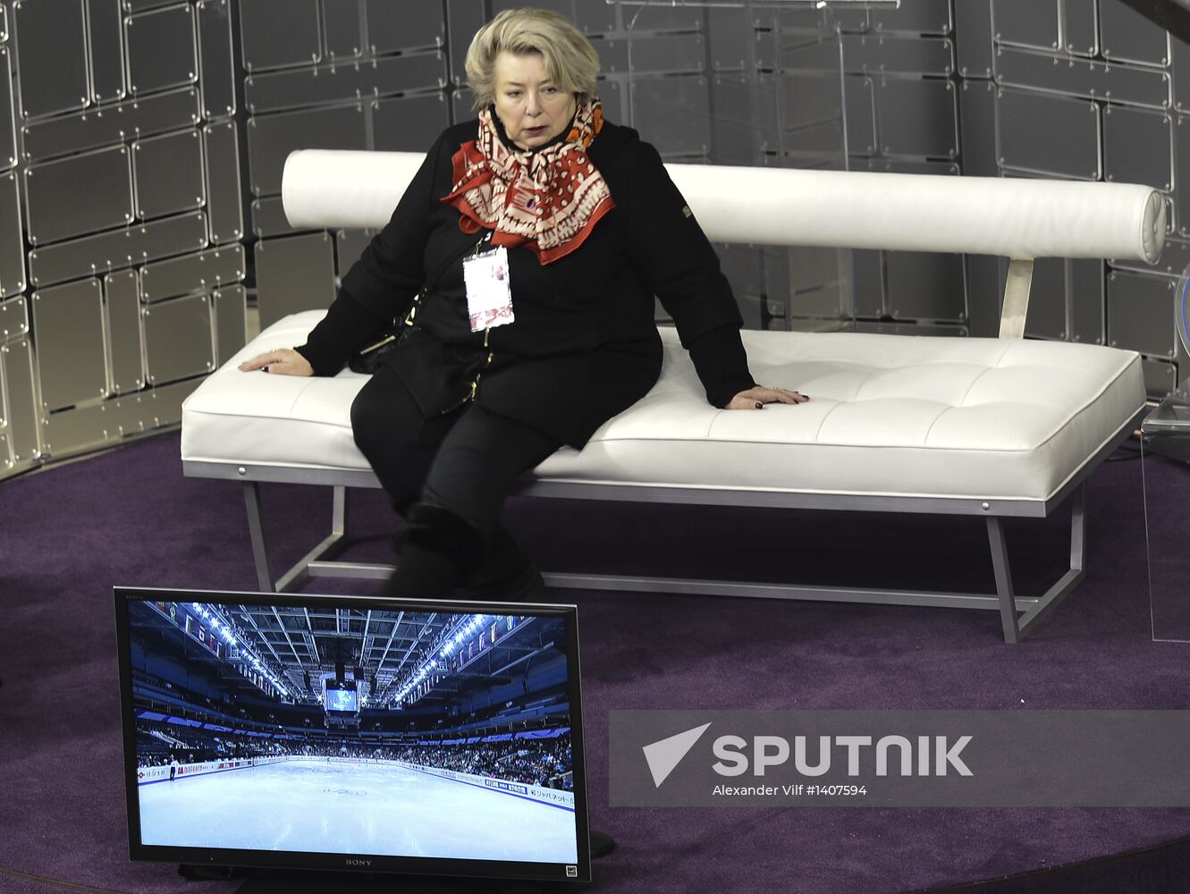 World Figure Skating Championships. Training sessions